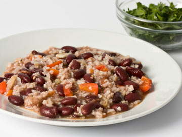 Tricolor Black Beans and Rice
