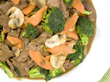Asian Ginger Beef and Vegetable Stir-fry