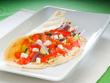 Grilled Veggie Pita - Dietitian's Choice Recipe