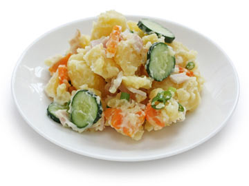 Potato Vegetable Salad with Yogurt