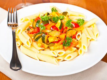 Penne with Spring Vegetables