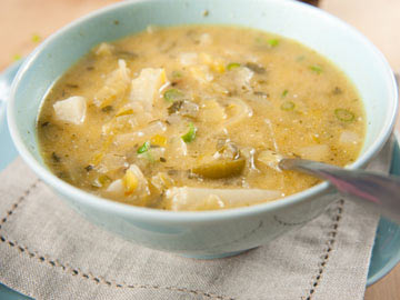 Creamy Potato-Chile Soup