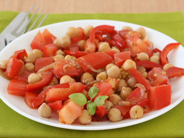 Chickpeas with Sun-Dried Tomatoes