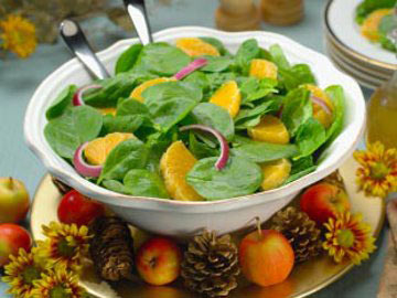 Spinach-Chicken Mandarin Salad
