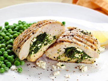 Chicken Stuffed with Ricotta and Spinach