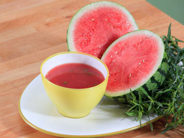 Jeweled Watermelon Soup -Dietitian's Choice Recipe